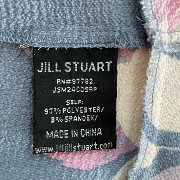 NWT JILL Stuart Floral Bell-Sleeve Ruffled Dress Rose Print Sheath Women's Dress - Picture 6 of 7